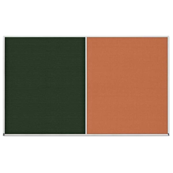 Enclosed Corkboard, 1 Door, 48"x36", 4" Fra